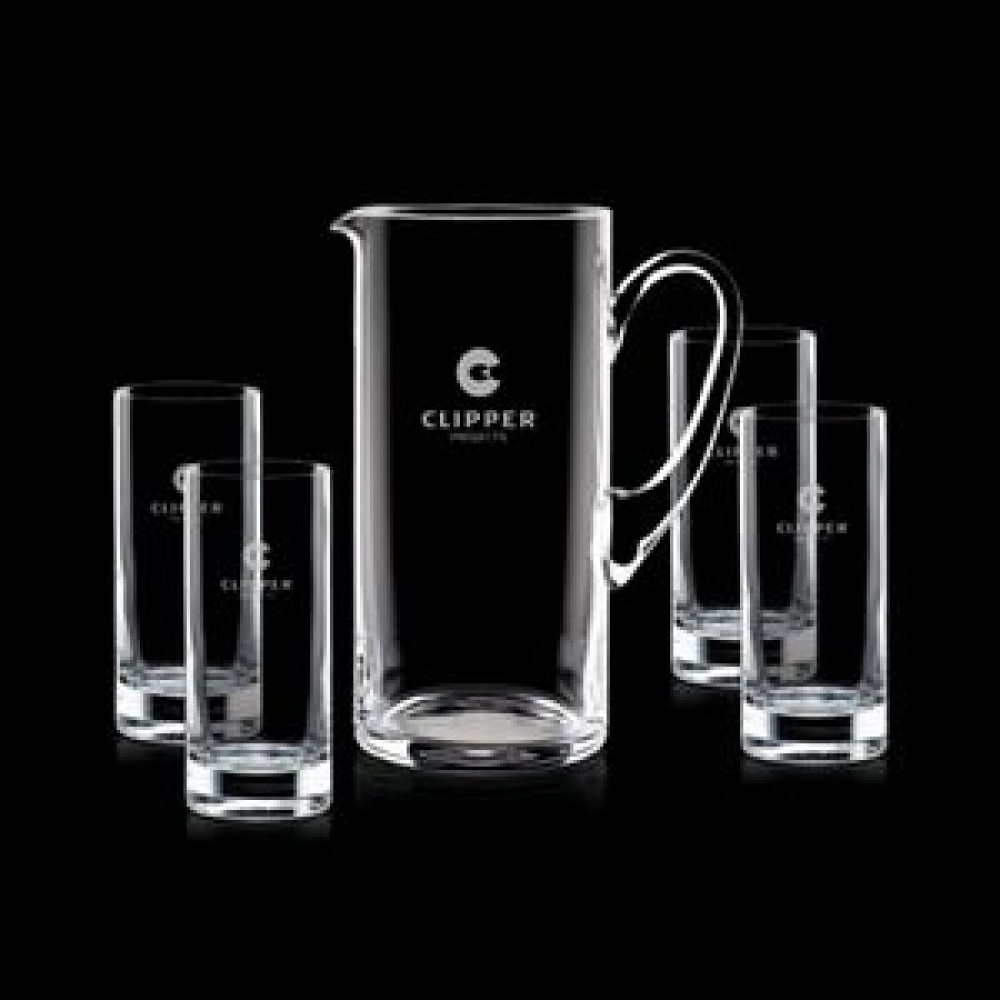 Personalized Rexdale Pitcher & 4 Hiball Personalized Rexdale Pitcher & 4 Hiball