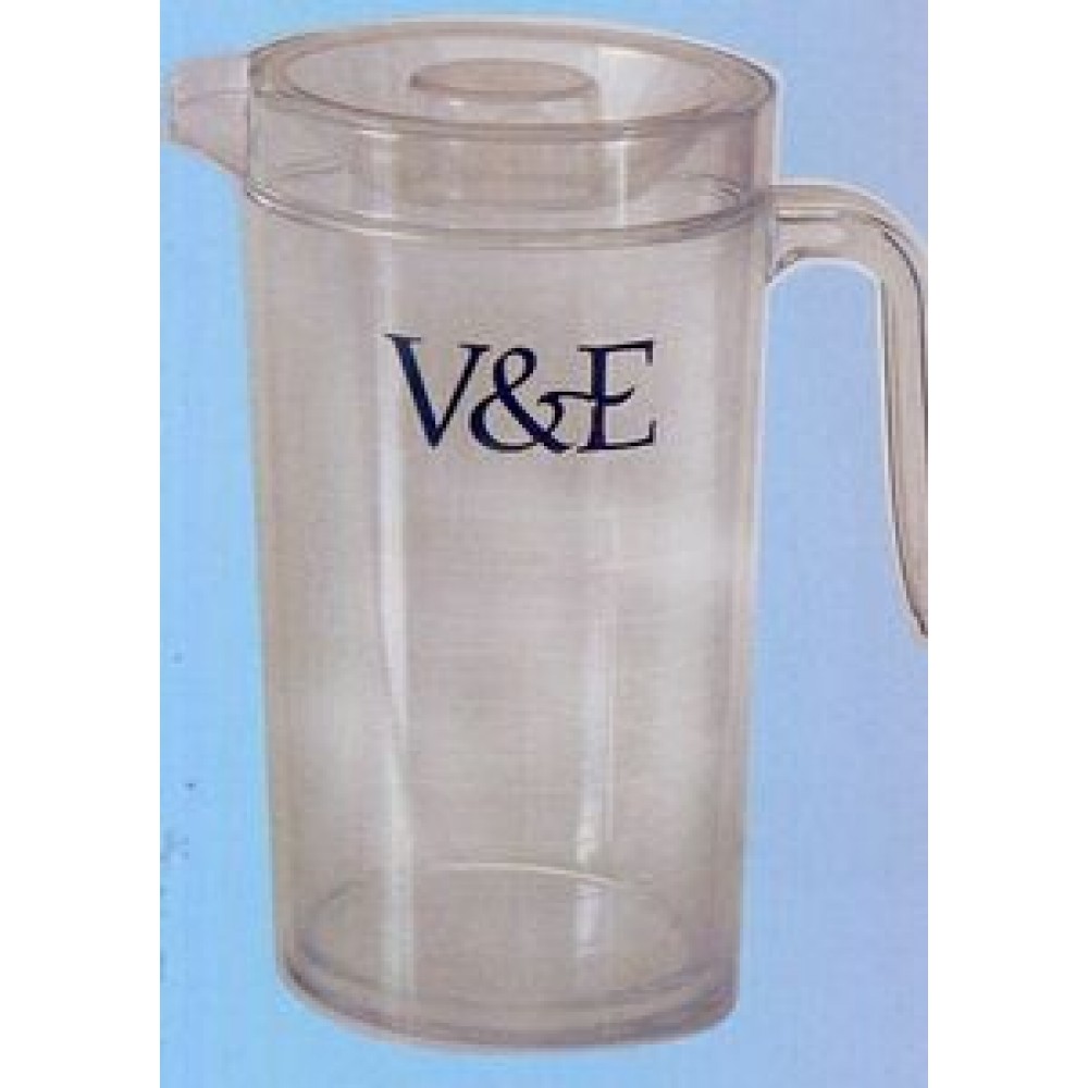 Personalized Insulated Plastic Double Wall Pitcher w/ Cover