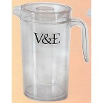 Logo Branded 66 Oz. Double Wall Plastic (Polystyrene) Pitcher