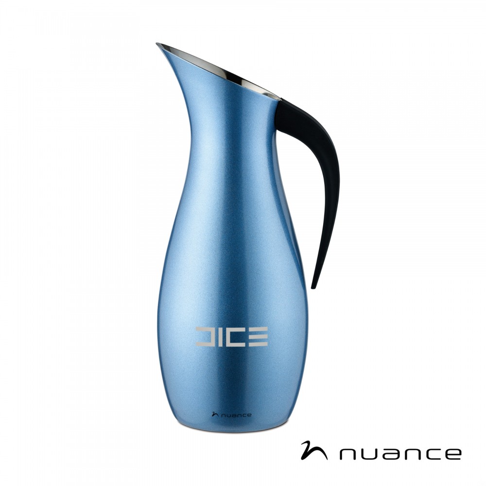 Custom Printed Nuance Penguin SS Pitcher - 54oz Blue Custom Printed Nuance Penguin SS Pitcher - 54oz Blue