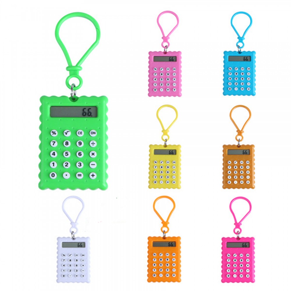 Custom Printed Biscuit Mini Calculator Custom Printed Biscuit Mini Calculator