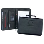 Rainer Grip Leather Carry Padfolio Custom Printed