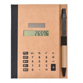 Custom Recycled Solar Calculator with Pen, Note Pad, Sticky Notes  Custom Recycled Solar Calculator with Pen, Note Pad, Sticky Notes