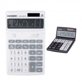 Promotional 12 Digit Solar Powered Desk Calculator