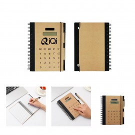Customized Spiral Notebook With Calculator