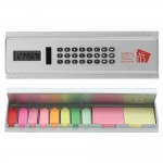 Solar Calculator Ruler w/Sticky Notes Custom Imprinted