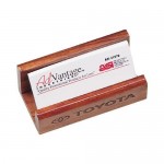 Promotional Rosewood Colored Business Card Holder