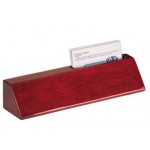 Name Plate Wedges - Bus. Card Holder - 2" x 10" with Logo