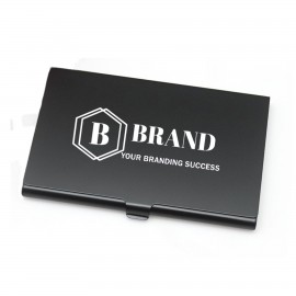 Logo Branded Aluminum Business Card Holder Case  Logo Branded Aluminum Business Card Holder Case