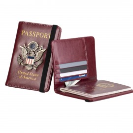 Retro Multi-card Passport Card Holder with Logo