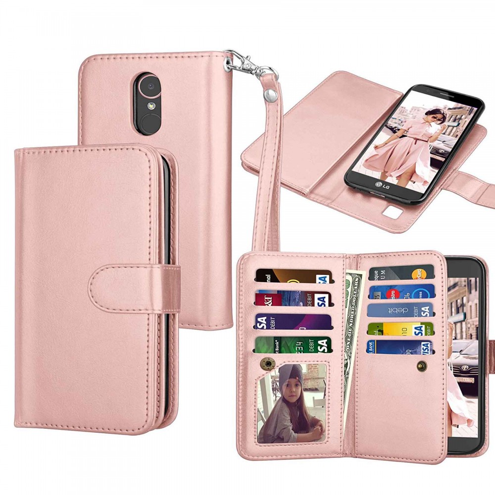 Custom Printed iBank(R) LG K20 Wallet Leatherette Case (Pink) Custom Printed iBank(R) LG K20 Wallet Leatherette Case (Pink)