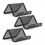 Mesh Business Card Holder For Desk with Logo