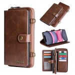 Flip Stand Leather Tpu Wallet Phone Case with Logo