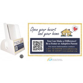 Custom Tri-Fold Cardboard Brochure Holder