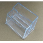 Promotional 2 Tier Premium Acrylic Clear Business Card Holder