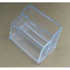 Promotional 2 Tier Premium Acrylic Clear Business Card Holder