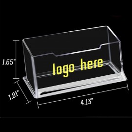 Thicken Acrylic Desk Business Card Holder with Logo  Thicken Acrylic Desk Business Card Holder with Logo
