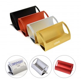 Logo Branded Desktop Aluminum Business Card Holder  Logo Branded Desktop Aluminum Business Card Holder