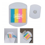 Logo Branded Magnetic Memo holder/clip with sticky flag
