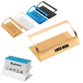 C Shaped Business Card Holder with Logo