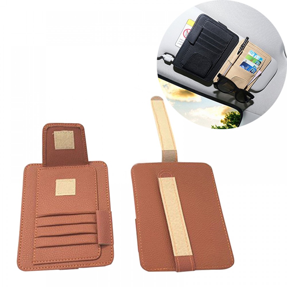 Eyeglasses Holder Clip with Card Holders Custom Printed Eyeglasses Holder Clip with Card Holders Custom Printed
