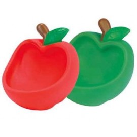Rubber Apple Shaped Cell Phone/ Accessory Holder with Logo