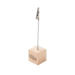 Promotional Wood Cube Note Clip