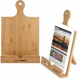 Custom Bamboo Cookbook & Tablet Stand