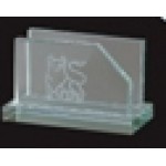 Custom Printed Jade Glass Business Card Holder