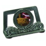 Pewter Business Card Holder with Logo