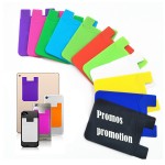 Logo Branded Silicone Cell Phone Wallet
