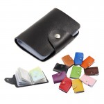Custom Imprinted Leather Business Card/Credit Card Holder