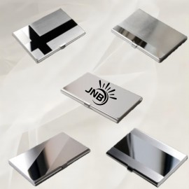 Premium Stainless Steel Card Case with Logo