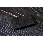 Ostrich Leather Business Card Case - Onyx Custom Imprinted