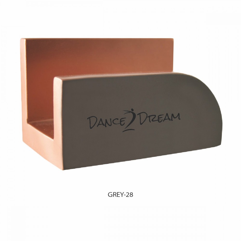 Logo Branded Copper Concrete Business Card Holder Logo Branded Copper Concrete Business Card Holder