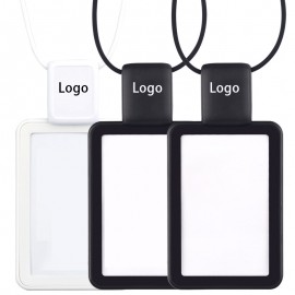 Custom ID Card Badge Holder with Telescopic Lanyard