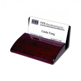 Logo Branded Piano Finish Business Card Holder  Logo Branded Piano Finish Business Card Holder