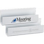 3-3/4"x3/4"x1-3/8" Metal Card Holder with Logo