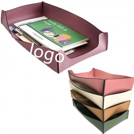 Table Leather Organizer with Logo