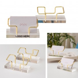 Acrylic Business Card Holder for Desk with Logo  Acrylic Business Card Holder for Desk with Logo