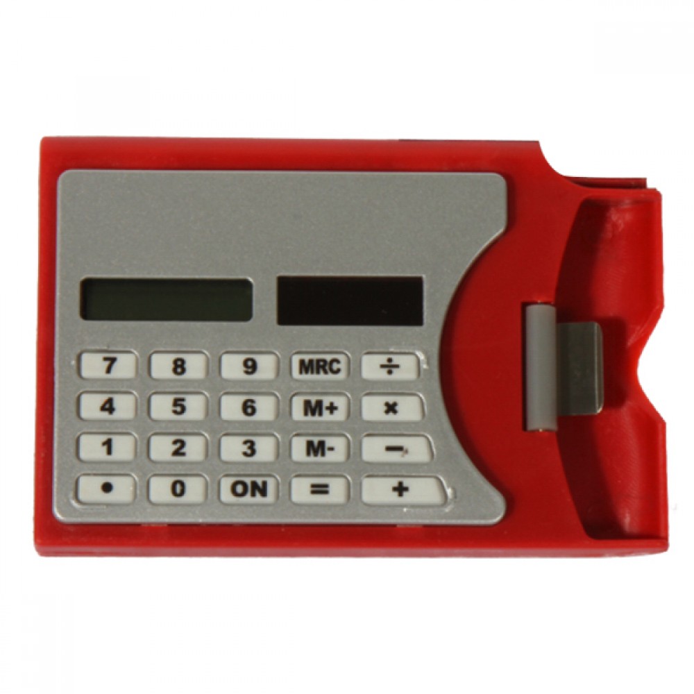 Custom Imprinted Solar calculator/Business Card Holder Custom Imprinted Solar calculator/Business Card Holder