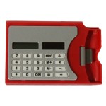 Custom Imprinted Solar calculator/Business Card Holder