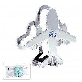 Logo Branded Airplane Shaped Metal Memo-Mail Holder  Logo Branded Airplane Shaped Metal Memo-Mail Holder