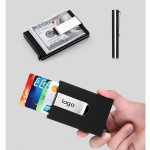 Auto Eject Metal Card Holder with Logo