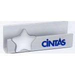 3-3/4"x3/4"x1-3/8" Metal Card Holder With Magnetic Star with Logo