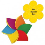 Offset Foldable Flower Gift Card Holder with Logo
