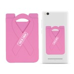 Pink Ribbon Phone Wallet with Logo