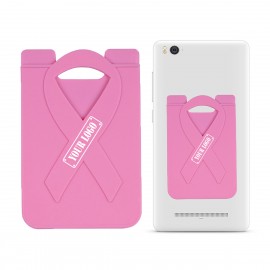 Custom Pink Ribbon Phone Wallet  Custom Pink Ribbon Phone Wallet