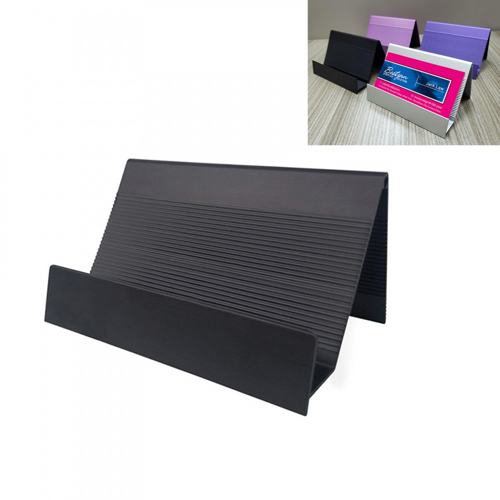Aluminum Business Card Holder Stand with Logo