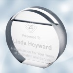 Personalized Acrylic Circle Card Holder